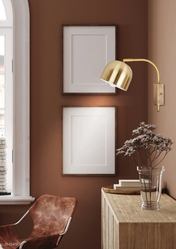 Kinkiet ścienny Rupi patynowy metalowy nowoczesny do sypialni i salonu CANDELLUX