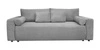 Sofa rozkładana Dores 3 osobowa z funkcją spania i pojemnikiem szara ciemna do salonu
