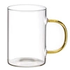 Szklanka do napojów Coloured Intesi żółta szklana 300 ml minimalistyczna do kuchni