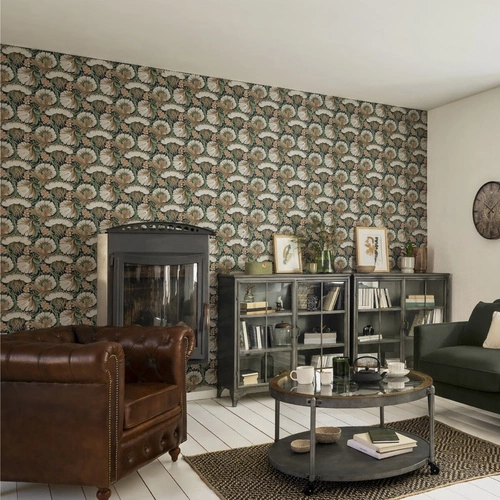 Fotel Chester skórzany do salonu i gabinetu brązowy vintage z podłokietnikami Atmosphera