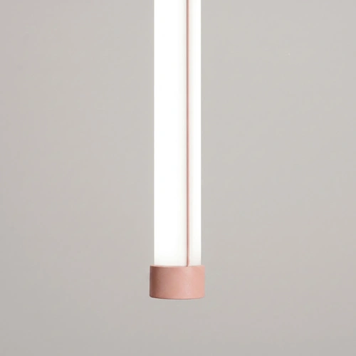 Lampa wisząca TRANG 100 LED brzoskwiniowa nad wyspę regulowana