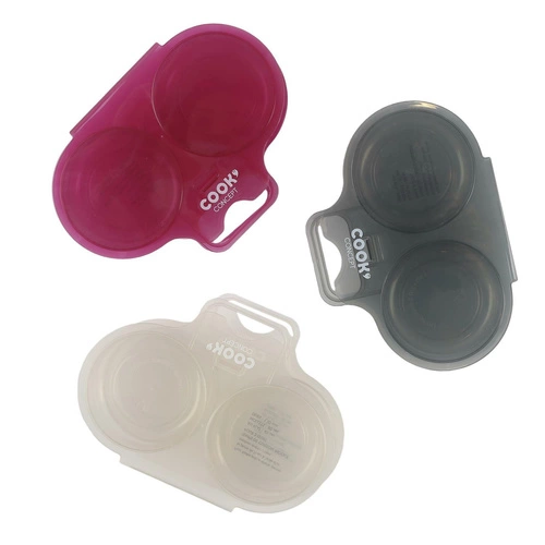 Pojemnik do gotowania jajek w mikrofalówce biały