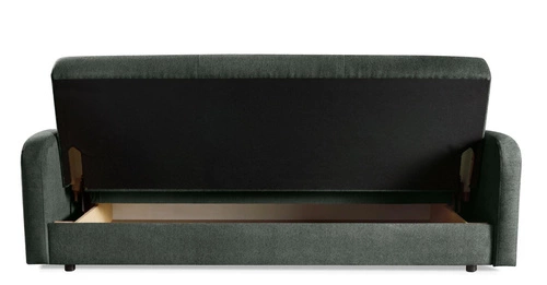 Sofa rozkładana 3 osobowa Corsica z funkcją spania i pojemnikiem szara do salonu