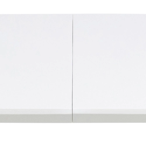 Stół rozkładany do jadalni Belina Actona owalny biały blat drewniane nogi nowoczesny 170-270 cm