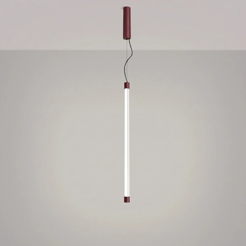 Lampa wisząca TRANG 75 LED burgund nowoczesna nad wyspę