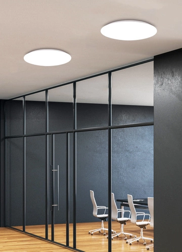 Plafon sufitowy LED Mega 38 biały okrągły nowoczesny do salonu kuchni sypialni 4000K