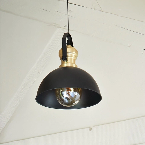 Lampa wisząca Flower czarna metalowa industrialna do salonu i kuchni nad stół Atmosphera