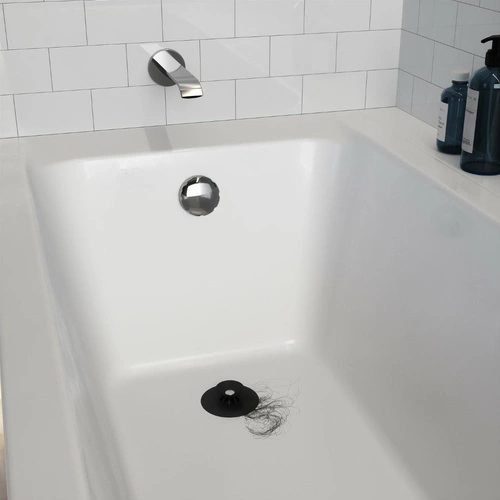 Korek do zlewu silikonowy Umbra Flex czarny uniwersalny do łazienki i kuchni 10 cm