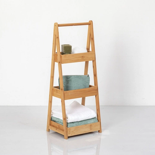 Regał łazienkowy Green Harmony 3 półki nowoczesny otwarty 78 cm do łazienki 5five