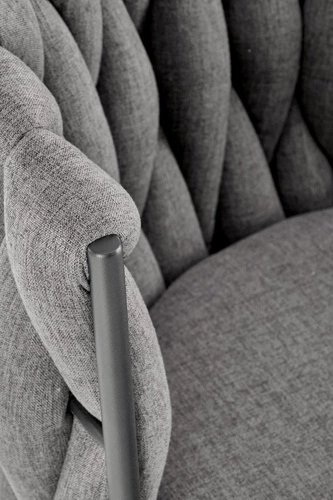 Fotel biurowy obrotowy Natol szary nowoczesny z regulacją wysokości na kółkach do biura