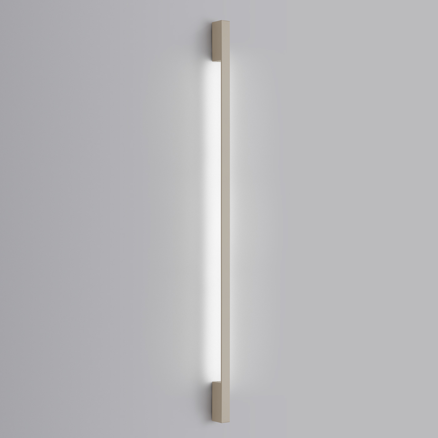 Kinkiet ścienny LED SAPPO 150 beżowy nowoczesny do sypialni salonu kuchni Thoro aluminium