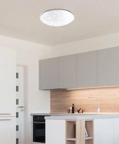 Plafon sufitowy LED Magnus biały okrągły 49cm nowoczesny do salonu i kuchni