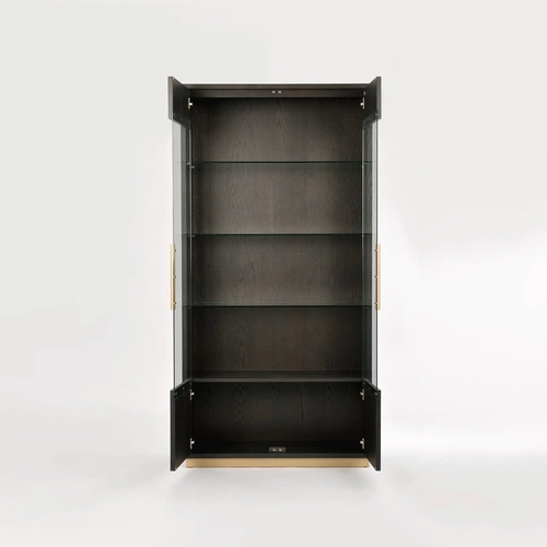 Witryna Arbitre czarna/złota