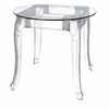 Stół Ghost 80cm transparentny glamour