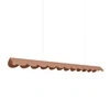 Lampa wisząca BISCUIT mocca LED nad stół nowoczesna 131 cm