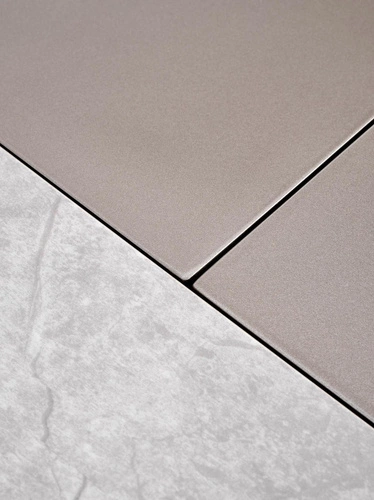 Stół rozkładany do jadalni Vermut nowoczesny biały marmur złota noga 160-220x90 cm Intesi