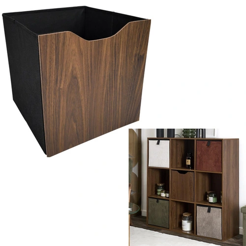 Pudełko do regału Tiffany 30x30 dekoracyjne materiałowe do garderoby