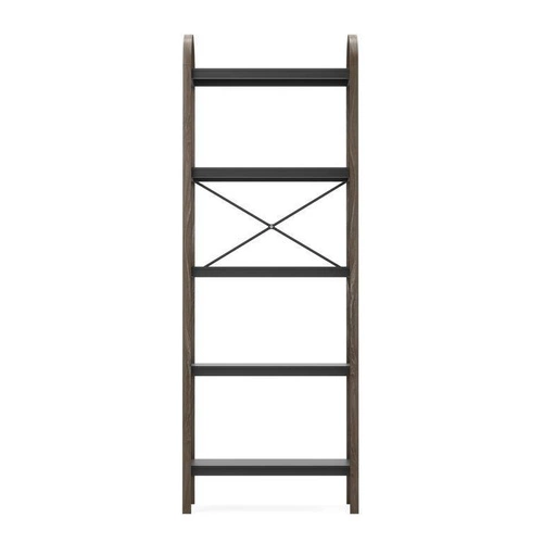 Regał na książki Bellwood orzech czarny 170 cm nowoczesny do salonu i sypialni Umbra