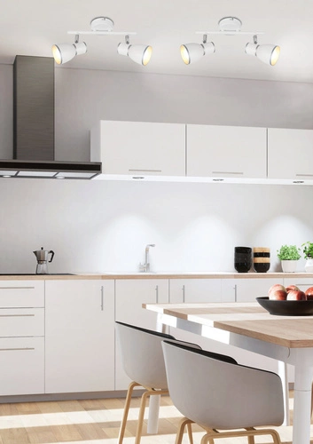 Lampa sufitowa Fido regulowana biała metalowa do salonu i sypialni Candellux