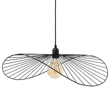 Nowoczesna lampa wisząca Adelia 58cm czarna do salonu i jadalni Atmosphera