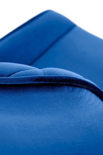 Krzesło obrotowe Veroniq granatowe welurowe do jadalni nowoczesne glamour Intesi