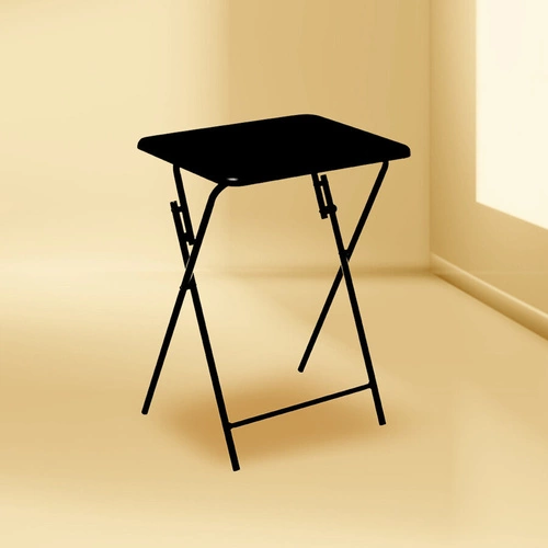 Składany stolik prostokątny czarny 48x38cm nowoczesny do salonu 5five simply smart