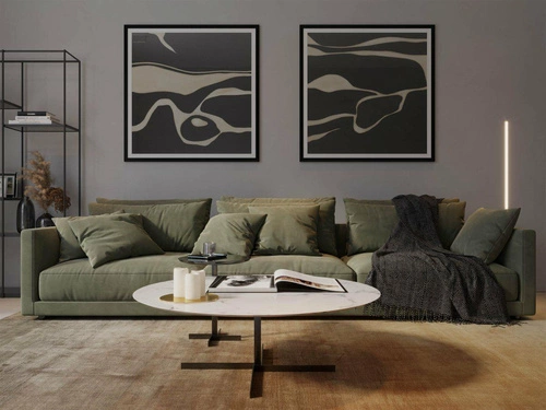 Dywan nowoczesny Sunset Taupe 160x230 cm do salonu i sypialni z tencelu brązowy Carpet Decor