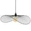 Lampa wisząca Adelia 58cm czarna OUTLET