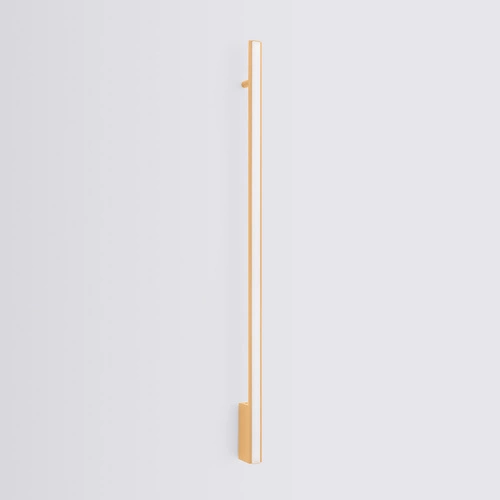 Kinkiet ścienny LED LAGOM 120 złoty nowoczesny aluminiowy do salonu i sypialni Thoro