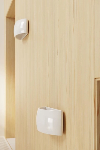 Kinkiet ścienny Pontius Sollux nowoczesny biały ceramiczny do salonu i sypialni 32 cm