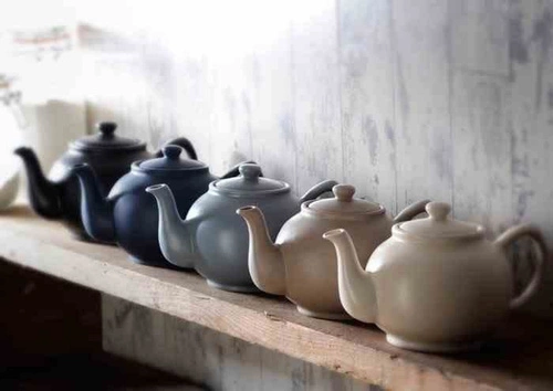 Price&Kensington nowoczesny ceramiczny imbryk 1,1l szary mat do parzenia herbaty liściastej