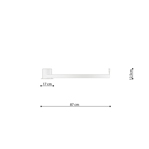 Plafon sufitowy LED Rio 78 czarny nowoczesny okrągły do salonu kuchni lub sypialni