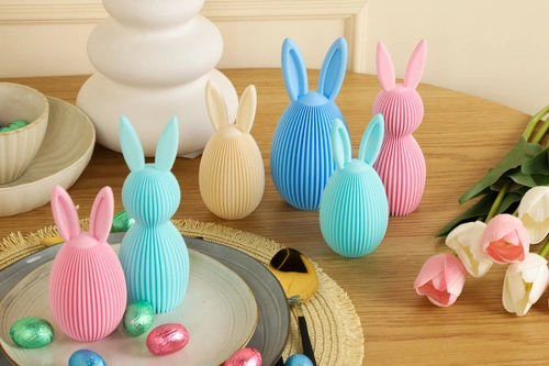 Sztuczny tulipan żółty Atmosphera 48 cm jak żywy nowoczesny kwiat do wazonu salonu