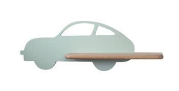 Kinkiet LED Car miętowy drewniany do pokoju dziecięcego klasyczny dekoracyjny 43 cm CANDELLUX