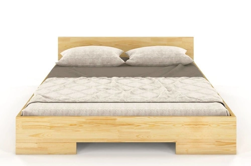 Łóżko drewniane sosnowe Spectrum 140x200 skandynawskie do sypialni personalizowane