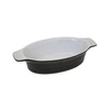 Ceramiczne naczynie do zapiekania owalne czarne 21 cm do piekarnika 5five simply smart