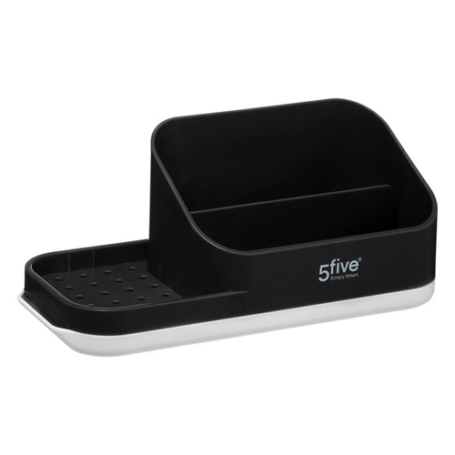5five simply smart Sink Caddy czarny dozownik na płyn do naczyń i organizer do kuchni