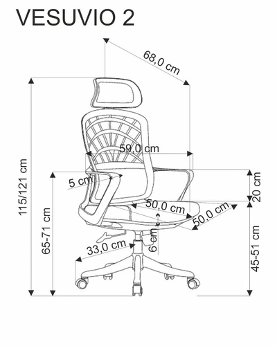 Fotel biurowy ergonomiczny Belm turkusowy z zagłówkiem i podłokietnikami do biurka Intesi