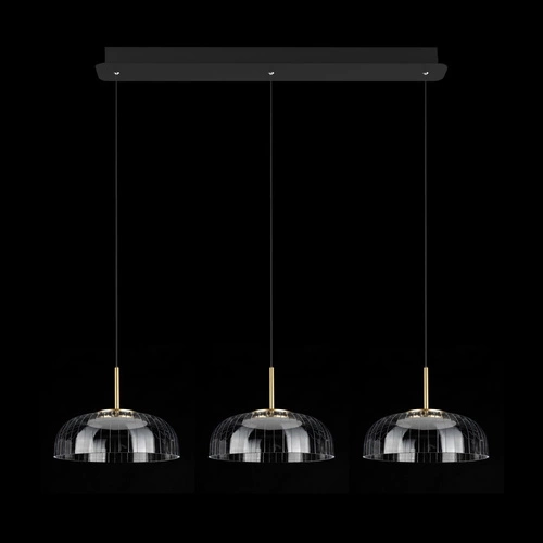 Lampa sufitowa LED Vitrum CL3 nowoczesna szklana do salonu 80 cm Altavola Design