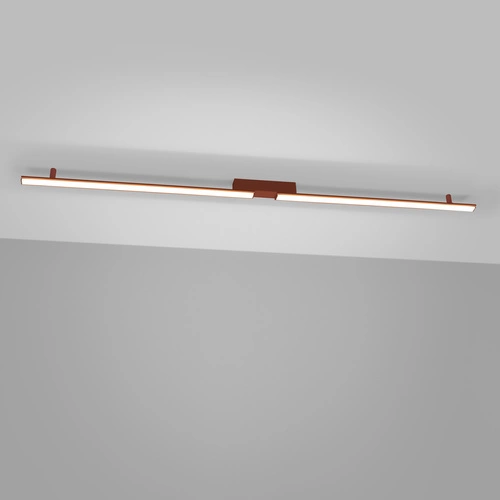 Plafon LED LAGOM czerwony nowoczesny do salonu i kuchni 4000K Thoro aluminium 