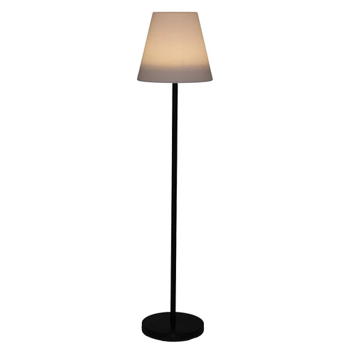 Lampa stojąca LED ogrodowa Rony Atmosphera czarna i biała wodoodporna do tarasu 150 cm