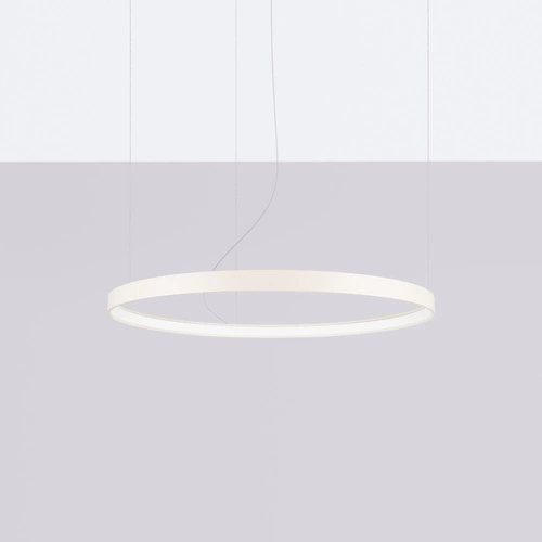 Żyrandol LED RIO 78 nowoczesny beżowy regulowany do salonu i jadalni 78 cm