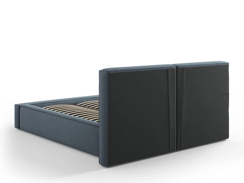 Łóżko Jodie II Blue Structured Fabric     200x200