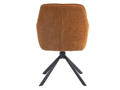 Krzesło obrotowe Avola do jadalni tapicerowane z podłokietnikami