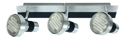 Lampa sufitowa LED Sortha 3-punktowa srebrna regulowana do salonu i kuchni CANDELLUX