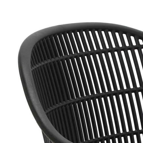 Krzesło Becker czarne/naturalne OUTLET