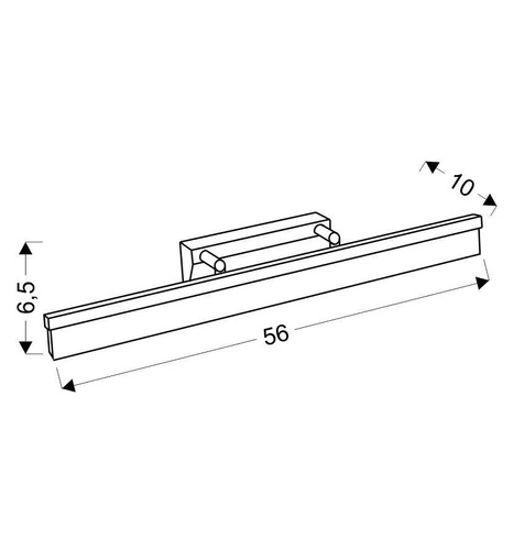 Kinkiet Valc 10W LED chromowy 4000K