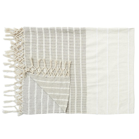 Koc/ Pled Cotton beżowy 160x130cm