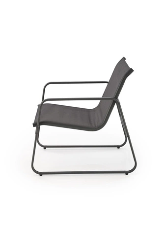 Zestaw ogrodowy Margate (sofa + 2x fotel  + ława) ciemny popiel