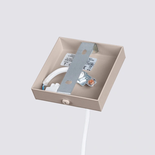 Lampa wisząca KARBON 1 taupe nowoczesna beżowa nad wyspę lub stół do kuchni